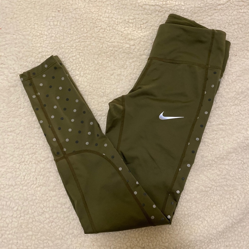 Nike Olive Yoga Pants